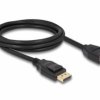 Kabel DisplayPort DisplayPort 1.2 Delock 80002 80002, DisplayPort na DisplayPort, 2 m