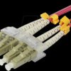 S216766 Duplex patch cable LC/LC 50/125µ, OM4 purple, 3 m