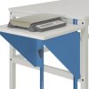 Manuflex AU0004.5007 Regulacja wysokości stołu roboczego do stołów roboczych i stołów roboczych, szer. X głęb. 500 x 800