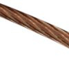 Round rope, unassembled, copper, 65 x 0.07 mm, 0.25 mm², 401002500