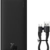 Powerbank Baseus Airpow PPQD090001 10000mAh 20W PD QC 20W USB-A USB-C + kabel