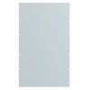 Hammond PBPA19031LG2 18U 19" Rack Aluminium Blank Panel Light Grey 483 x 3 x 800
