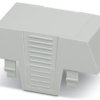 Upper part of housing, ABS/PC, (W x H x D) 35.1 x 75 x 36.95 mm, light gray, for enclosure, 1069990