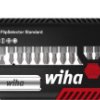 Wiha Zestaw bitów FlipSelector Standard 25 mm płaskie, Phillips, Pozidriv 13-cz. 1/4” z zaczepem na pasek, w opakowaniu blistrow