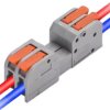 Konektor szybkozłączka 2 kanałowa zatrzaskowa 0,2-4mm²/0,14-4mm² 32A 250V