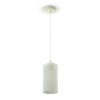 Lampa dekoracyjna wisząca klosz biały mat fi:130mm dł:1300mm E27 max 60W IP20 V-TAC VT-7132-MW