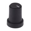Black 6mm D Shaft Knob 18 x 14mm CLIFF K85