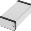 Aluminum enclosure, (L x W x H) 80 x 45 x 25 mm, natural, IP54, 1455D801