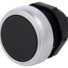 Przełącznik przyciskany, Poz.stab: 1, czarny, brak, IP66, 22mm LPCB102