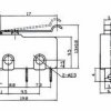 Przełącznik krańcowy mini z krótką dźwignią 5226