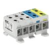 Złączka OTL50-5x kolor szary, niebieski, żółto-zielony 5x1x Al/Cu 1,5-50mm² 1000V AC / 1500V DC Zacisk uniwersalny MAA5050A10