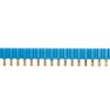 Mostek Grzebieniowy 20-Torowy 36A 250V Niebieski Do Zacisków A1 Lub A2 093.20
