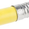 Żarówka sygnalizacyjna LED Żółty 24V dc E5 średnica 6mm długość 18mm