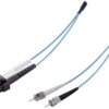 FO duplex patch cable, LC to 2x ST, 1 m, OM3, multimode 50/125 µm, 33014410010024
