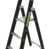 Drabina schodkowa l. stopni: 3 Aluminium wysokość 0.8m Zarges 7.7kg