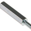 Kołek dystansowy gwint M4 x M4 długość 30mm Stalowe Męski/żeński Sześciokątny RS PRO