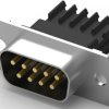 D-Sub plug, 9 pole, standard, equipped, straight, IDC connection, 1-745492-7