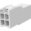 Obudowa złącza 4-pinowe 2-rzędowe raster: 3.96mm TE Connectivity Żeński AMP Universal Power Uniwersalne złącze zasilania