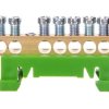 PE7 zielony 7x16mm2 listwa zaciskowa uziemiająca MAD0007G15