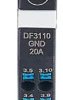 Distribution module for ground potential, (W x H x D) 12.5 x 80 x 98.5 mm, DF3110