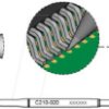 C210020 Lötspitze C210, Rundform, C210020/Ø 0,1 mm, gerade
