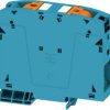 Through terminal block, push-in connection, 95 mm², 232 A, 8 kV, blue, 2755910000