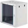 Wall enclosure, 19", 12 U, (H x W x D) 607 x 600 x 450 mm, IP20, sheet steel, gray, DN-37108