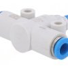 Zawór dławiący 0-10bar kauczuk NBR 430l/min Øwyj 6mm 193973