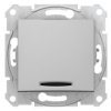 SEDNA Wyłącznik schodowy podświetlany aluminium SDN1500260 SCHNEIDER ELECTRIC