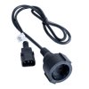 Adapter zasilający Akyga AK-PC-13A CU CEE 7/3 / IEC C14 1 m