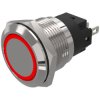 EAO 82-5551.0113 19mm Indicator Alu flush/flush Solder Ring Red 12VAC/DC