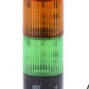 Wieża sygnalizacyjna RS PRO BABY TWS 3 COLORI 3 -elementowy LED Bez komponentu sygnalizatora dźwiękowego Zielony,