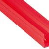 Pasek zasłaniający na profile, Czerwony, PP, 8mm, dł. 2m 10-elem., RS PRO