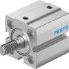 Siłownik kompaktowy skok: 40mm Festo Ø 20mm dwustronnego działania Action ADN-S-20-40-A-P-A