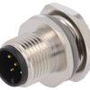 Złącze Okrągłe M12 Męskie Proste Do Lutowania 5Pin 60V T4132012051-000