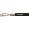 Helukabel 802168 Ethernet Cable CAT 7e S/FTP 4x2x0.258mm² Black/metre