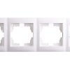 Wesa Ramka Poczwórna Uniwersalna Biała Lc-50