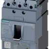 Wyłącznik zasilania Siemens 3VA5110-6EC31-1AA0 Zakres ustawienia (Prąd): 100 - 100 A (S x W x G) 76.2 x 140 x 76.5 mm 1