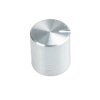 Gałka potencjometru GSL10 SREBRNA 10mm /442
