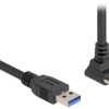 Delock Kabel USB USB 3.2 Gen1 Złącze męskie USB-A, Złącze męskie USB Micro-B 1.00 m czarny 80483