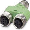 Phoenix Contact 1683468 Rozdzielacz i adapter czujnika/aktuatora SAC-5P-M12Y/2XM12FS VP, piny: 5, 5 szt.