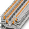 Through terminal block, push-in connection, 0.14-4.0 mm², 24 A, 8 kV, gray, 1078999