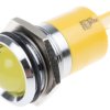 Wskaźnik do montażu panelowego 24 V dc, 36 V dc Żółty Srebrny RS PRO