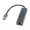 Karta sieciowa USB 3.0 RJ45 gniazdo + HUB 3xUSB 3.0