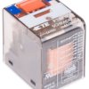 Przekaźnik mocy 24V dc 4PDT TE Connectivity, montaż PCB 777Ω Otwór przezierny