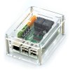 Obudowa do Raspberry Pi 3B+/3B/2B i modułu PiFace Digital 2 - przezroczysta