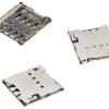 Złącze kart pamięci, raster: 1.1 mm 8-pinowe 2-rzędowe Prosty, Żeńskie Zawiasy, Wurth Elektronik Micro SIM, seria WR-CRD