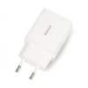 Zasilacz Baseus Compact Quick Charger USB-A/USB-C - 5V/3A 20W - biały