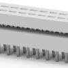 Insulation displacement connector, 20 pole, pitch 2.54 mm, straight, gray, 2-216791-0