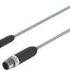 Kabel do siłownika/czujnika Złącze A M8 liczba rdzeni 3 długość 5m Rodzaj A Męskie Złącze B Złącze M12